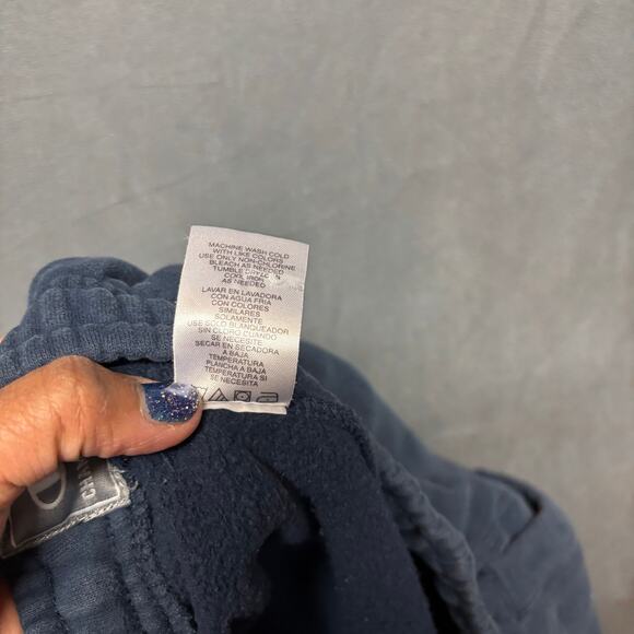 Champion Medium Navy Blue Sweatpants Reverse Weave Fleece Joggers Logo Athletic - Picture 14 of 15